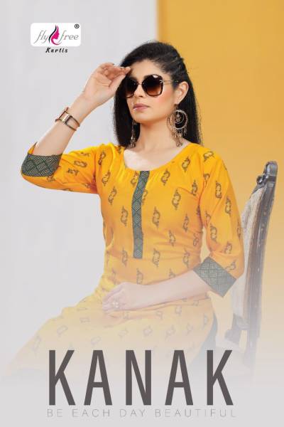 Kanak By Fly Free Designer Skirt Style Readymade Kurti Collection
